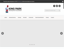 Tablet Screenshot of kingpark.org